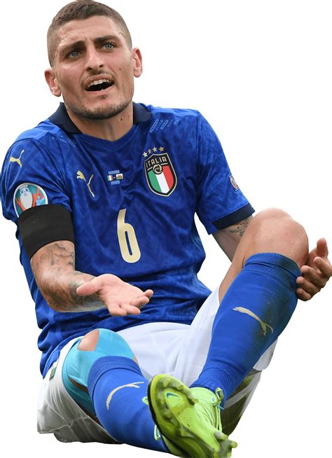 Marco Verratti Italy football render - FootyRenders