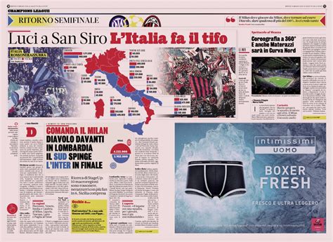 GdS: More Milan fans in Italy than Inter - the breakdown region by region