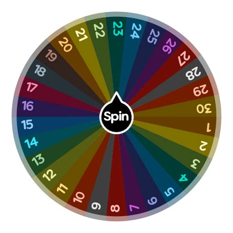 Numbers 1-30 | Spin The Wheel App