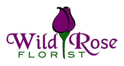 Wild Rose Florist Logo - DesignMonkey, Ltd