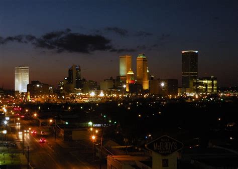 Tulsa Skyline at Night | Daniel Jeffries | Flickr