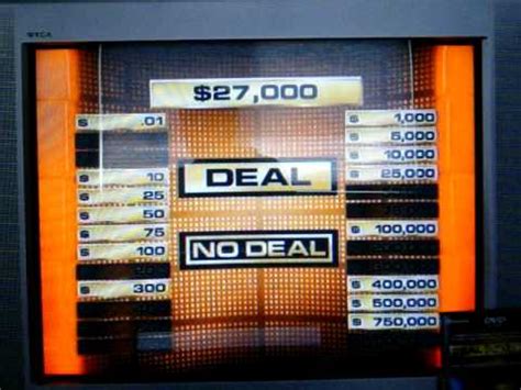 Deal or No Deal DVD Game 40 Part 1 - YouTube