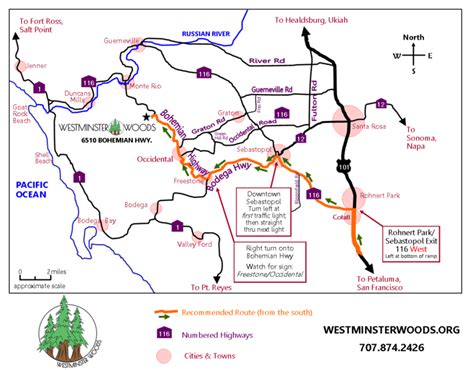 Driving Directions — Westminster Woods