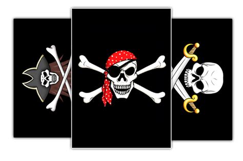 Printable Pirate Flag Template | Just Family Fun