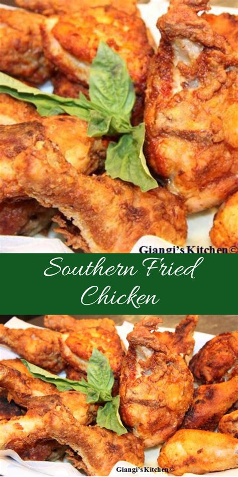 Southern Fried Chicken - Soul Food | Giangi's Kitchen | Recipe in 2020 | Southern recipes soul ...