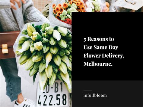 5 Reasons to Use Same Day Flower Delivery, Melbourne - In Full Bloom