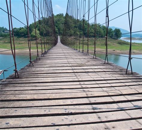 Rope bridge stock photo. Image of nature, canal, hill - 16374508