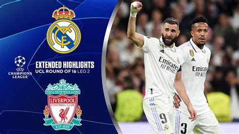 Real Madrid vs. Liverpool: Extended Highlights | UCL Round of 16 - Leg ...