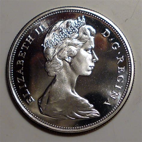 1965 Canada 50 Cents Silver Coin Very Nice! - Fifty Cents