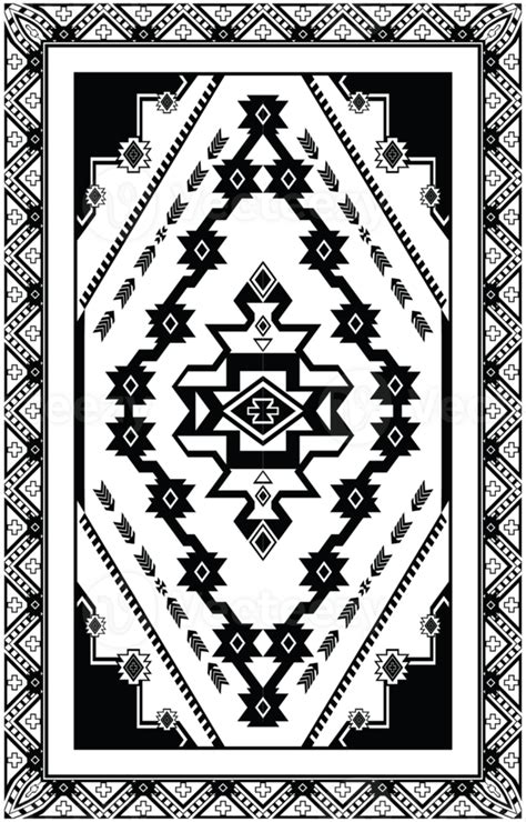 Carpet pattern. Seamless geometry. Western handmade saddle blanket rug pattern, Aztec, 34332698 PNG
