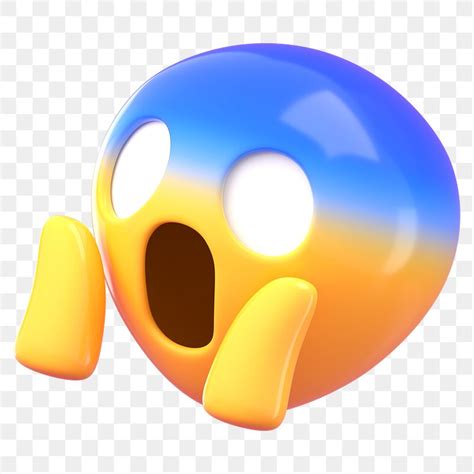 Shocked Face Emoticon Png