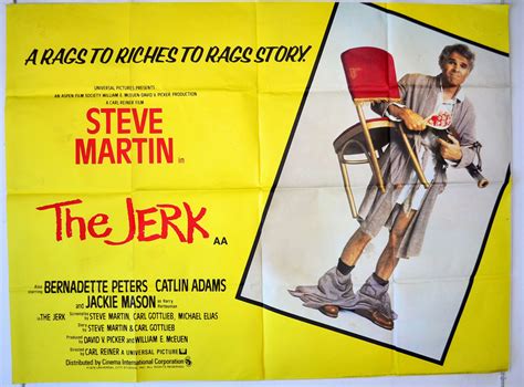 THE JERK (1979) Original Quad Movie Poster - Steve Martin, Bernadette ...