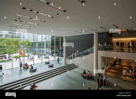 Entrance and Sculpture Garden, Museum of Modern Art, MoMA, West 53rd ...