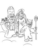 Saint Nicholas coloring page | Free Printable Coloring Pages