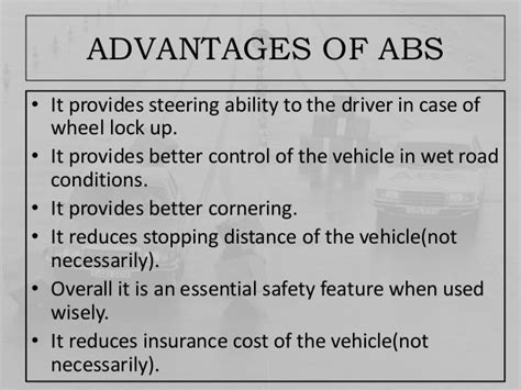 ABS thoroughly explained