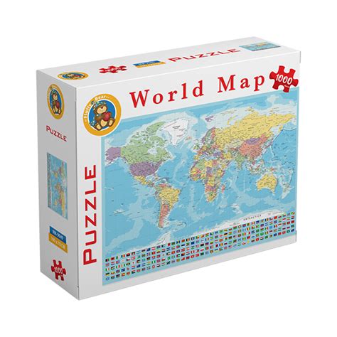 World Map Puzzle From first day of motherhood