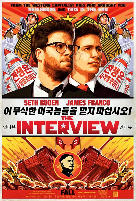 The Interview Poster: Seth Rogen and James Franco Are Propaganda | Collider