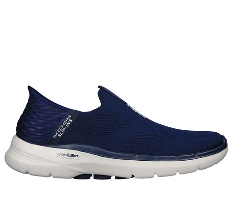 Skechers Navy Go Walk 6 Easy On Walking Shoes For Men - Style ID: 216278 | India