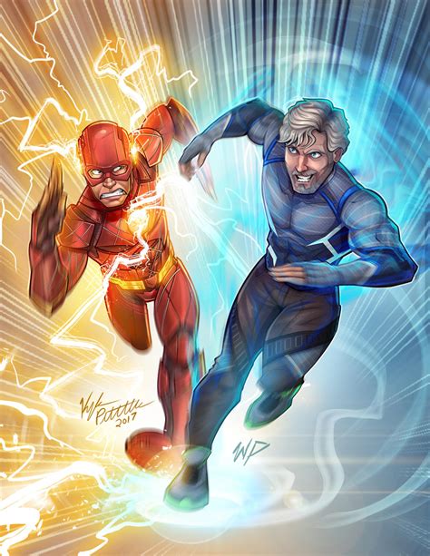 The Flash Vs Quicksilver by Puekkers on DeviantArt