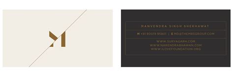 Manvendra Singh Shekhawat Personal Identity on Behance