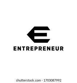 Entrepreneur Logo Vector Education Stock Vector (Royalty Free ...