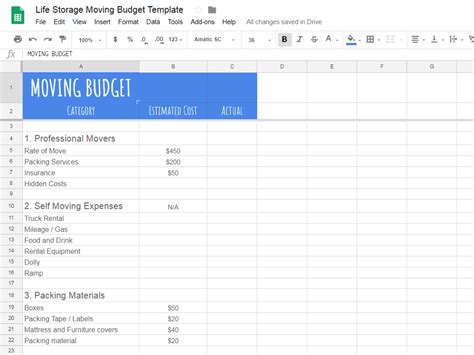 Create a Realistic Moving Budget Using This Guide Moving Budget, Moving Expenses, Moving Costs ...