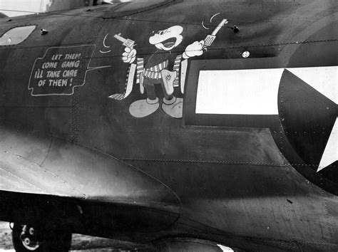 Gunslinger Mickey adorns the side of a YB-40 Gunship, an up-armed ...