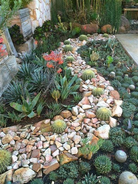 36 Beautiful Cactus Landscaping Ideas For Your Front Yards Decor - MAGZHOUSE