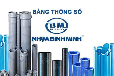 Cập nhật bảng thông số kích thước ống nhựa Bình Minh 2022 - Điện Máy ...