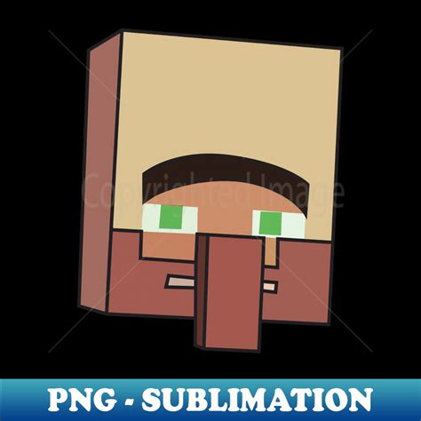 Minecraft Villager Face - Vintage Sublimation PNG Download - - Inspire Uplift