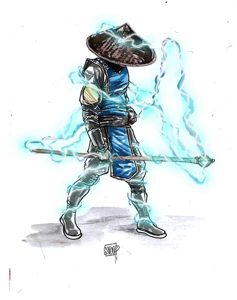 ArtStation - Mortal kombat - Raiden