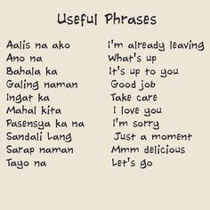 tagalog on Pinterest