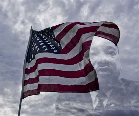 American Flag And Martin L. King Free Stock Photo - Public Domain Pictures