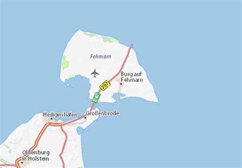 MICHELIN Burg auf Fehmarn map - ViaMichelin