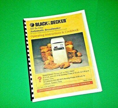 Black And Decker Automatic Bread Maker B1500 Recipes | Deporecipe.co