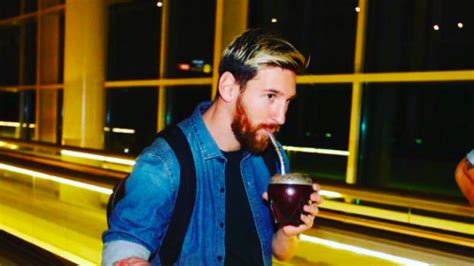 Lionel Messi Likes Drinking Yerba Mate