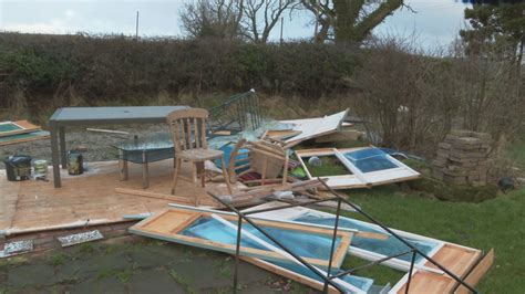 Winds hit 84mph as Storm Isha batters Cumbria and southern Scotland | ITV News Border