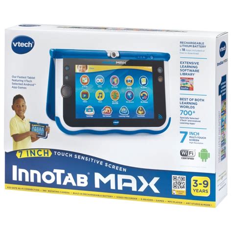 VTech InnoTab Max Blue | Smyths Toys UK