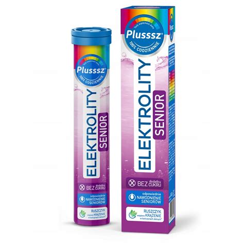 Plusssz Electrolytes Senior 100% Complex, 24 effervescent tablets,Plusssz Elektrolity Senior 100 ...