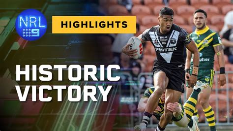 Pacific Championships Highlights: Kangaroos v Kiwis | NRL on Nine - YouTube