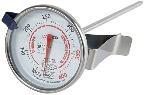 Winco 2-Inch Dial Deep Fry/Candy Thermometer with 5-Inch Probe - Walmart.com