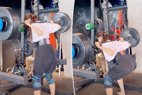 Disha Patani Goes Beast Mode As She Performs Deadlifts at The Gym