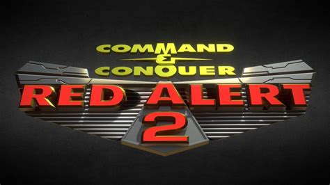 Command and Conquer: Red Alert 2 (Logo) - Download Free 3D model by ...