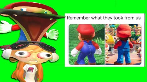 Mario Reacts To Nintendo Memes 11 ft. Meggy - YouTube