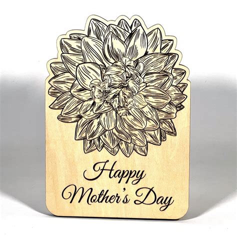 Personalized Mother's Day Greeting Card – Glowforge Shop