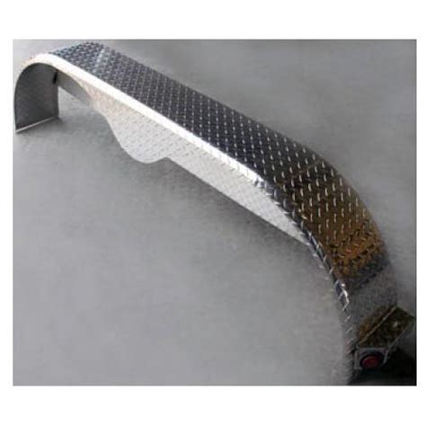 Aluminum Diamond Plate - 9x72 Tandem Fender - for 15" Tires – PJ Trailers Canada, Inc.