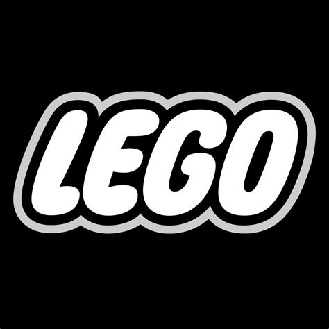 Lego Logo Black and White (1) – Brands Logos