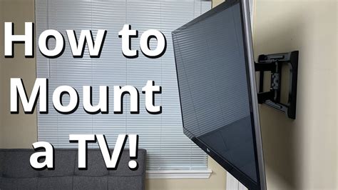 How to Properly Mount a TV to a Wall: Step by Step - YouTube