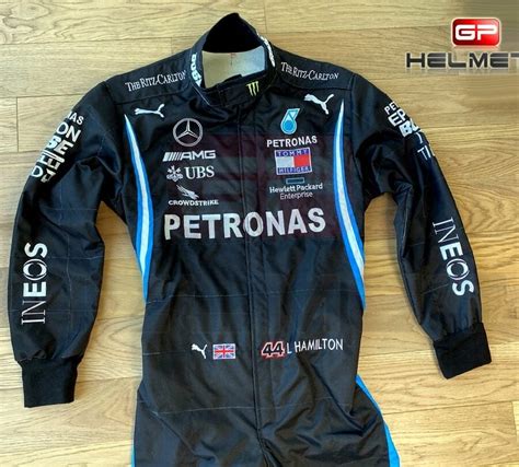 Lewis Hamilton 2020 replica Racing Suit Mercedes AMG F1 / Black Lives Matter model | The GPBox