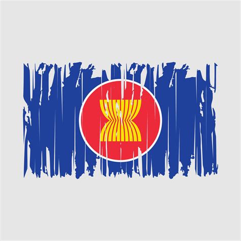 Asean Flag Brush Vector Illustration 20198387 Vector Art at Vecteezy